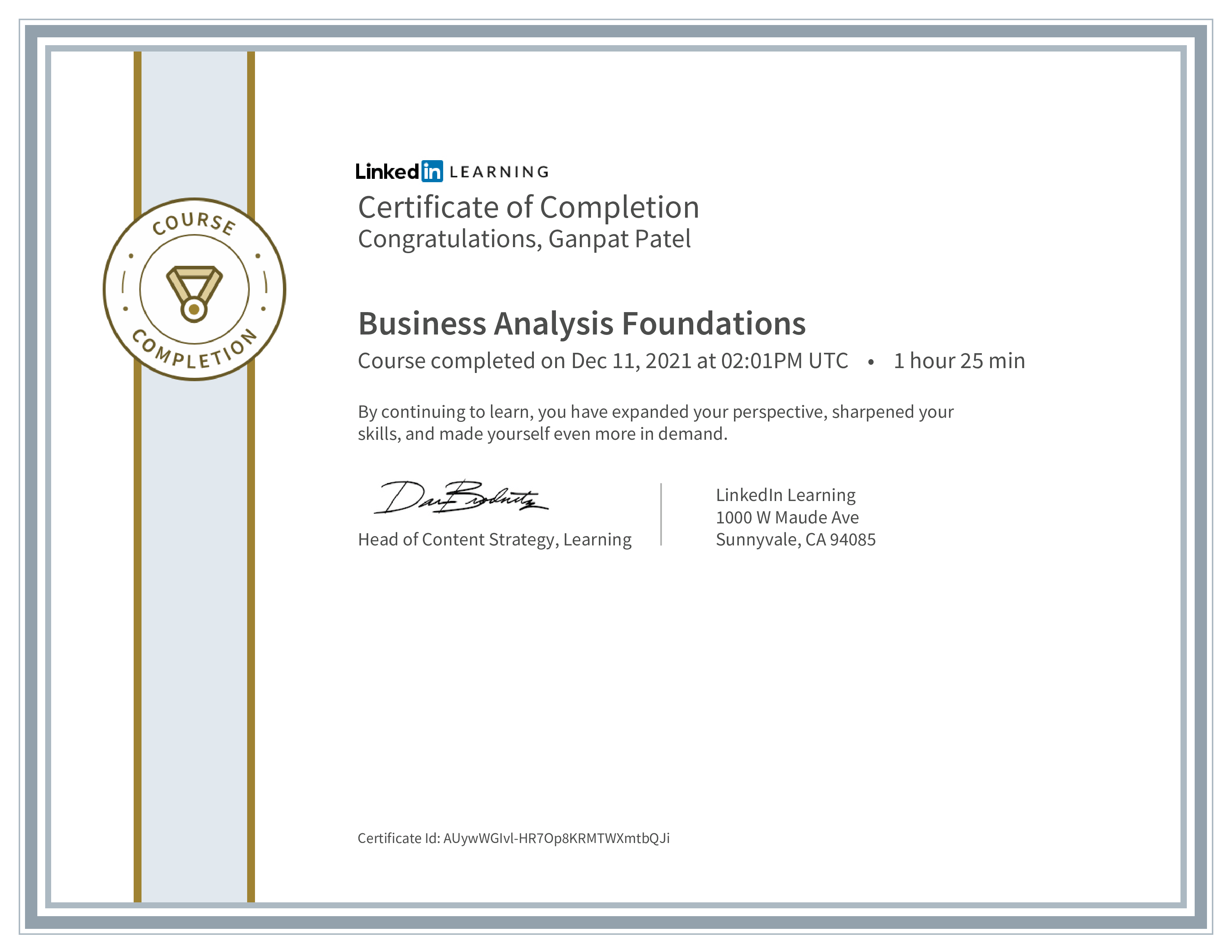 Business Analysis Foundations