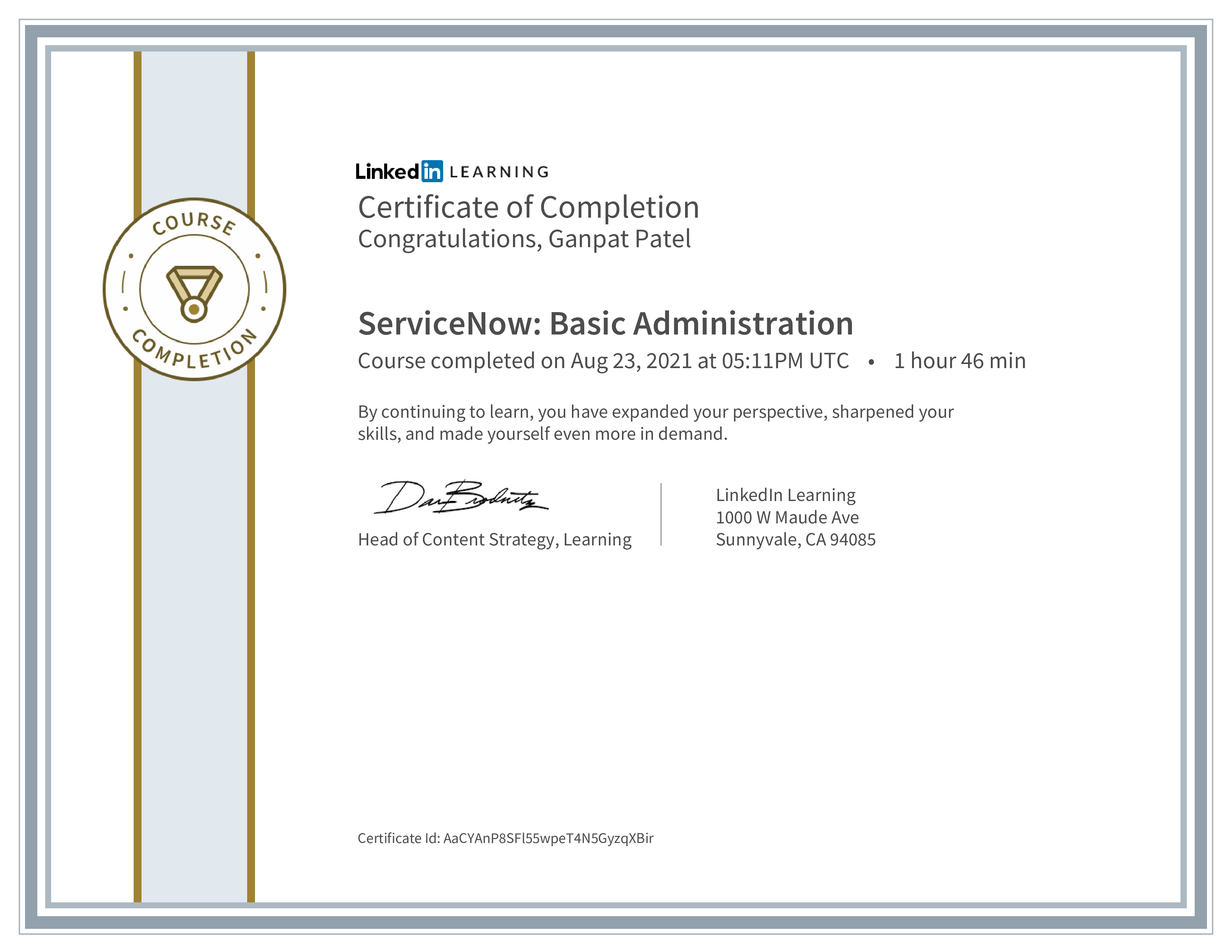 ServiceNow Basic Administration